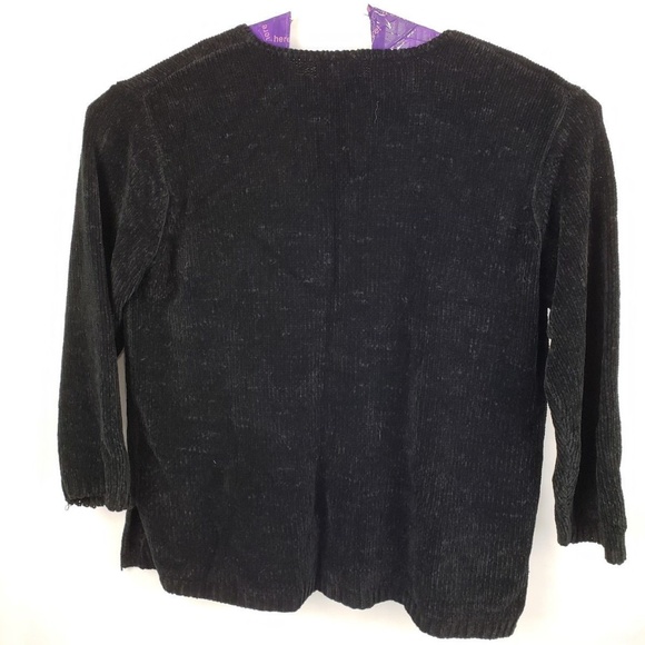 a little extra spice woman's black sweater 3XL - Picture 2 of 3